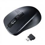 [単3x1本] ワイヤレスマウス BlueLED/Type-C レシーバー エスコ