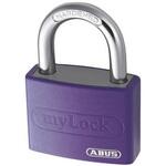 Abus 安全用南京錠 パドロック アルミ、スチール バイオレット ABUS