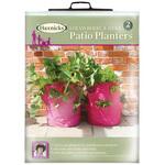 Strawberry & Herb Patio Planters 2-pack いちご・ハーブ たためるプランター ポケット付き 2枚入り Haxnicks