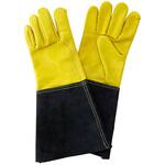 Luxury Leather Gauntlet Gloves Mens Large ガーデニング グローブ メンズ Lサイズ Kent & Stowe