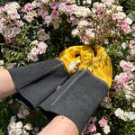 Luxury Leather Gauntlet Gloves Mens Large ガーデニング グローブ メンズ Lサイズ Kent & Stowe