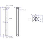 エクセルフレームフラット木部タイプセット50Φ ROYAL(ロイヤル)[建築金物]