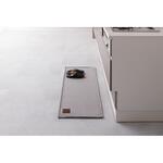 丸ごと洗えるキッチンマット グレー 120cm アール