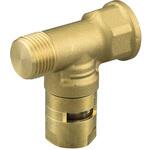 アルミ三層管用継手 カポリメタル プラグ付水栓エルボ オンダ製作所