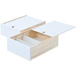 ベッド下 引き出し 2個組 深型 フタ付き キャスター付き YAMAZEN(山善)