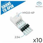 M5STACK-A099 Grove-4ピンコネクタ 10個入 M5Stack