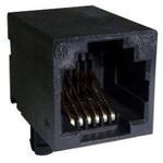 RJE0166001 RJ11コネクタ オス RJ11コネクタ ケーブルマウント Cat3 1袋 8個入 AMPHENOL