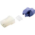 RJ45 LANコネクタ Cat6 10個 自作用 ロードバー+プロテクター 配線ミス低減 防爪折 単線・より線 金メッキ エレコム