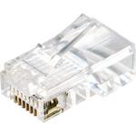 RJ45 LANコネクタ Cat5e 100個 業務用 自作用 単線・より線 両対応 金メッキ エレコム
