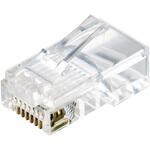 RJ45 LANコネクタ Cat5e 10個 自作用 単線・より線 両対応 金メッキ エレコム