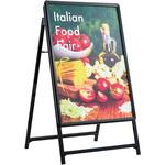 LEDスリムAサインブラック シンエイ