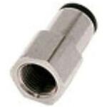 3114 08 10 エア継手 コネクタA：G 1/8 メス コネクタB：プッシュイン8 mm チューブねじ込み 1袋 10個入 Legris(レグリ)