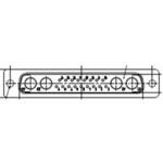 FM21WA4PA-K120 / 1727040023 D-subコネクタ 17極 オス パネルマウント 1箱 50個入 FCT - A MOLEX COMPANY