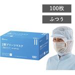 2層プリーツマスク ふつうサイズ100枚入 アイリスオーヤマ 2層プリーツマスク ふつうサイズ100枚入 アイリスオーヤマ