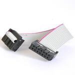 LFCBL14-01 14ピンMILコネクタ付き フラットケーブル 10cm GB