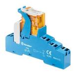 4C.P1.9.048.0050SPA Interface 1RT 10A 48V DC etrier plasti FINDER