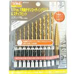 11P六角ドリル&ステップビット trad