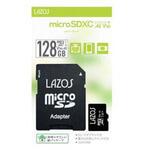 microSDXCカード UHS-1 U3 CLASS30 A2 128GB Lazos