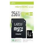 microSDXCカード UHS-1 U3 CLASS30 A2 256GB Lazos