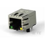 RJ45 モジュラーコネクタ メス RJ45コネクタ スルーホール Cat5 TE CONNECTIVITY