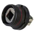 RJFTV67A1NF312 RJ45 モジュラーコネクタ メス RJ45コネクタ パネルマウント Cat6 AMPHENOL