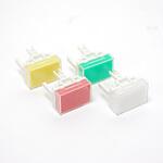 LB・白熱球用長角形照光ボタン 白 NKKスイッチズ(旧:日本開閉器)