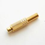 RJ-123GG-WHITE RCAジャック(白 金メッキ ケーブルガード付き) LINKMAN