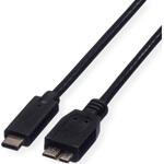 11.02.9006-10 USBケーブル マイクロUSB B → USB C ROLINE
