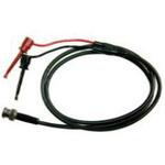 CCA-101-020 同軸テストリード 2000mm RG-58A/U(50Ω)BNC-ICクリップ 赤/黒(リン青銅) T.SIN(テイシン電機)