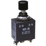 WB-15AT 押しボタンスイッチ 3 A @ 250 V ac 6 A @ 30 V dc モーメンタリ パネルマウント NKKスイッチズ(旧:日本開閉器)