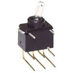 トグルスイッチ ラッチ 単極双投(SPDT)PCB 100 mA @ 28 V NKKスイッチズ(旧:日本開閉器)