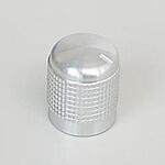 アルミ製ツマミ(シルバー 径12.5Φ シャフト6.1Φ) LINKMAN