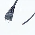 耐熱プラグ付コード 黒 ノーブランド