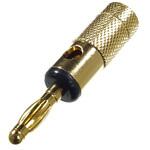 バナナプラグ 黒 ノーブランド