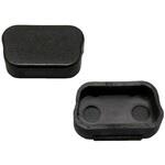 D-Sub 9Pinオスコネクタ用キャップ(黒)(10個入) テクノベインズ