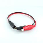 EM-DCCABLEJ-CLIPS DCジャック 2.1mmからミノムシクリップへの変換ケーブル(28cm) GB