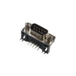 D-SUBコネクタ(9Pオス、基板取付、固定具付) CVILUX