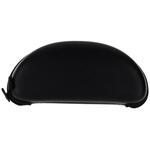 メガネケースセミハード/ブラックシボ ブラックシボ柄 Hug Ozawa