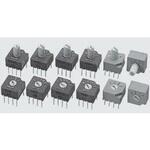 S-2050 ロータリセレクタスイッチ DIP型 1回路4接点 上部設定 つまみ無し ノンショーティング ニデックコンポーネンツ(旧:日本電産コパル電子/フジソク)