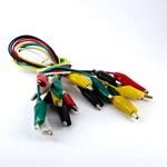 中クリップ付コード 5色 40cm 10本入り GB[制御機器]
