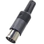 MP-018/8 DINプラグ8ピン ケーブル挿入穴Φ8 マル信無線電機