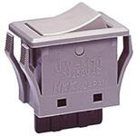 ロッカスイッチ 黒 NKKスイッチズ(旧:日本開閉器)