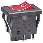 ロッカスイッチ 赤 NKKスイッチズ(旧:日本開閉器)