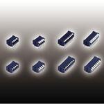 スライドスイッチ DIP型 4極 Lower 凸レバー スルーホールピン 包装マガジン ニデックコンポーネンツ(旧:日本電産コパル電子/フジソク)