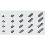 スライドスイッチ DIP型 2極 フラットノブ 無洗浄タイプ(テープシール無し)スルーホールピン 包装マガジン ニデックコンポーネンツ(旧:日本電産コパル電子/フジソク)