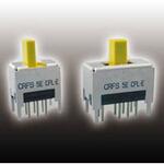 スライドスイッチ 高周波対応 2回路 3接点 上部設定型 5mm 包装トレイ ニデックコンポーネンツ(旧:日本電産コパル電子/フジソク)