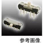 CL-SB-12C-02 スライドスイッチ 1回路 2接点 スルーホールピン 上部設定型 接点金 ニデックコンポーネンツ(旧：日本電産コパル電子)