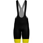 サイクリングビブショーツ ツール・ド・フランス YELLOW JERSEY BIB SHORTS NERO SANTINI