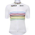 サイクリングジャージ UCI OFFICIAL WORLD CHAMPION MASTER JERSEY PRINT SANTINI