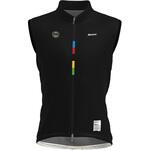 サイクリングベスト UCI WORLD CHAMPION WIND VEST MONDO NERO SANTINI